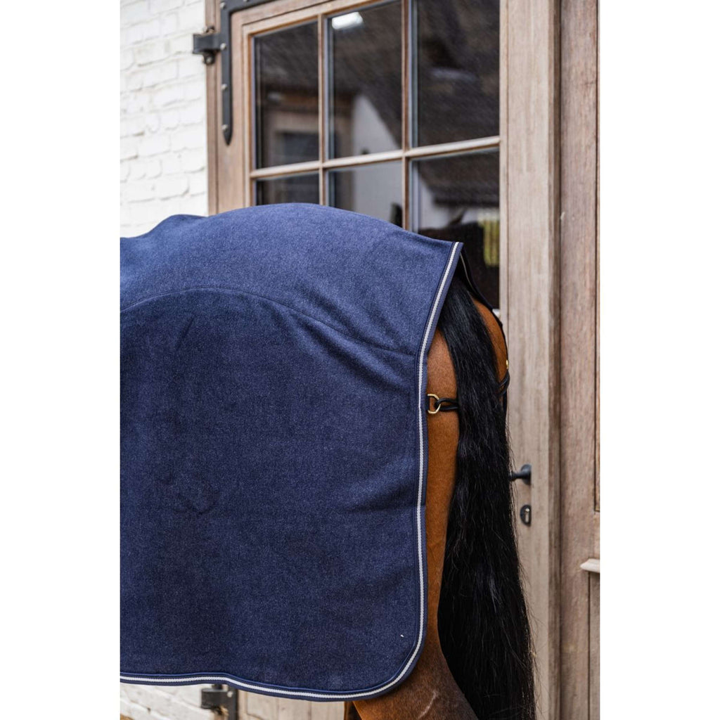 Kentucky Fleece Rug Heavy Melange Navy