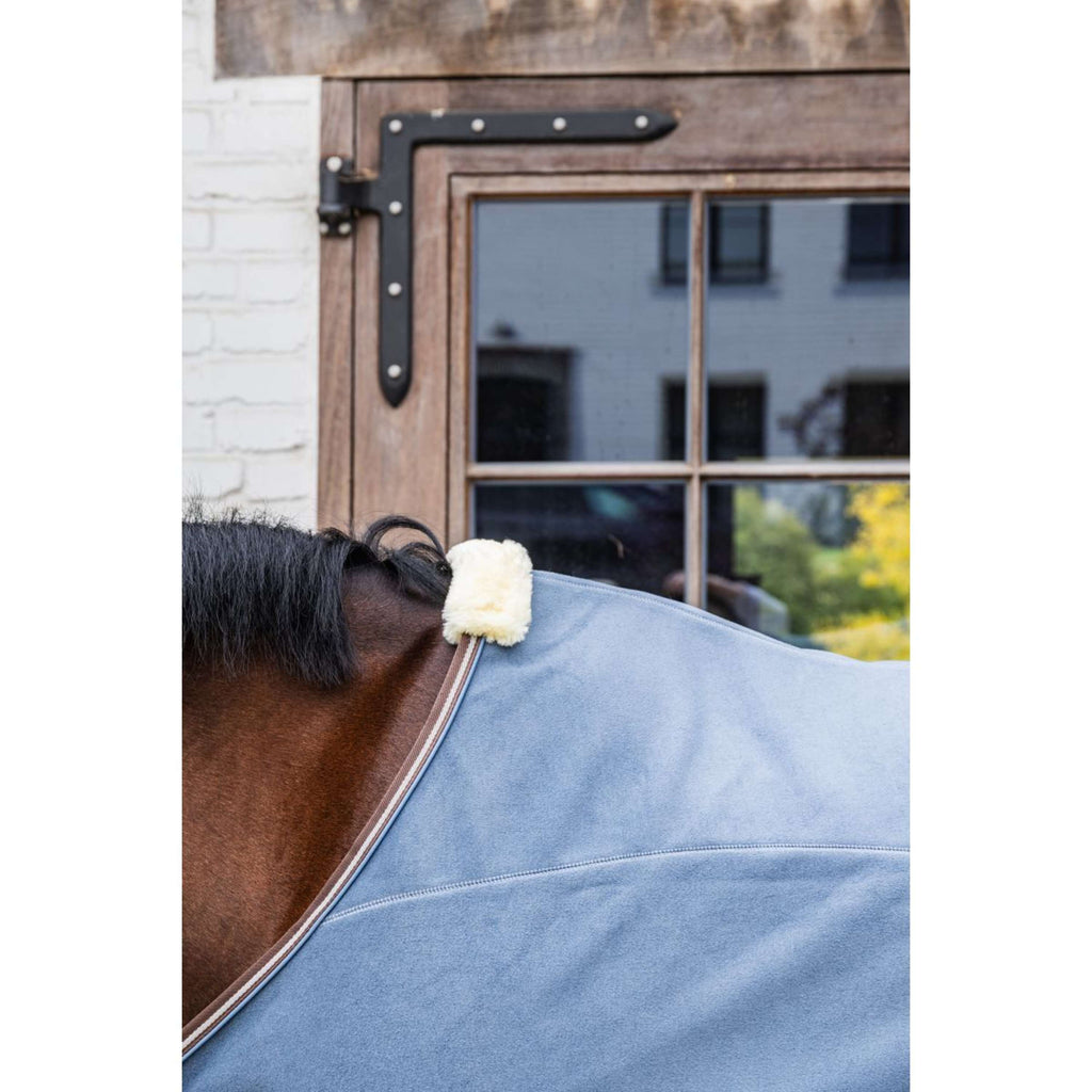 Kentucky Fleece Rug Heavy Melange Dusty Blue