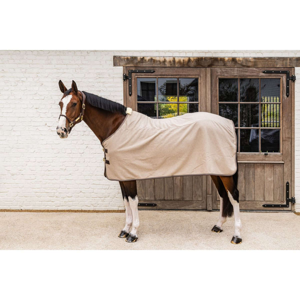 Kentucky Fleece Rug Heavy Melange Beige