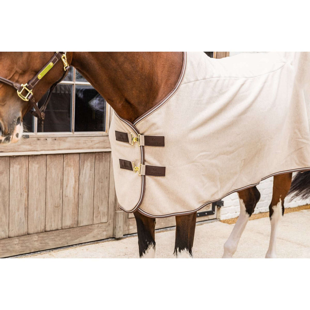 Kentucky Fleece Rug Heavy Melange Beige