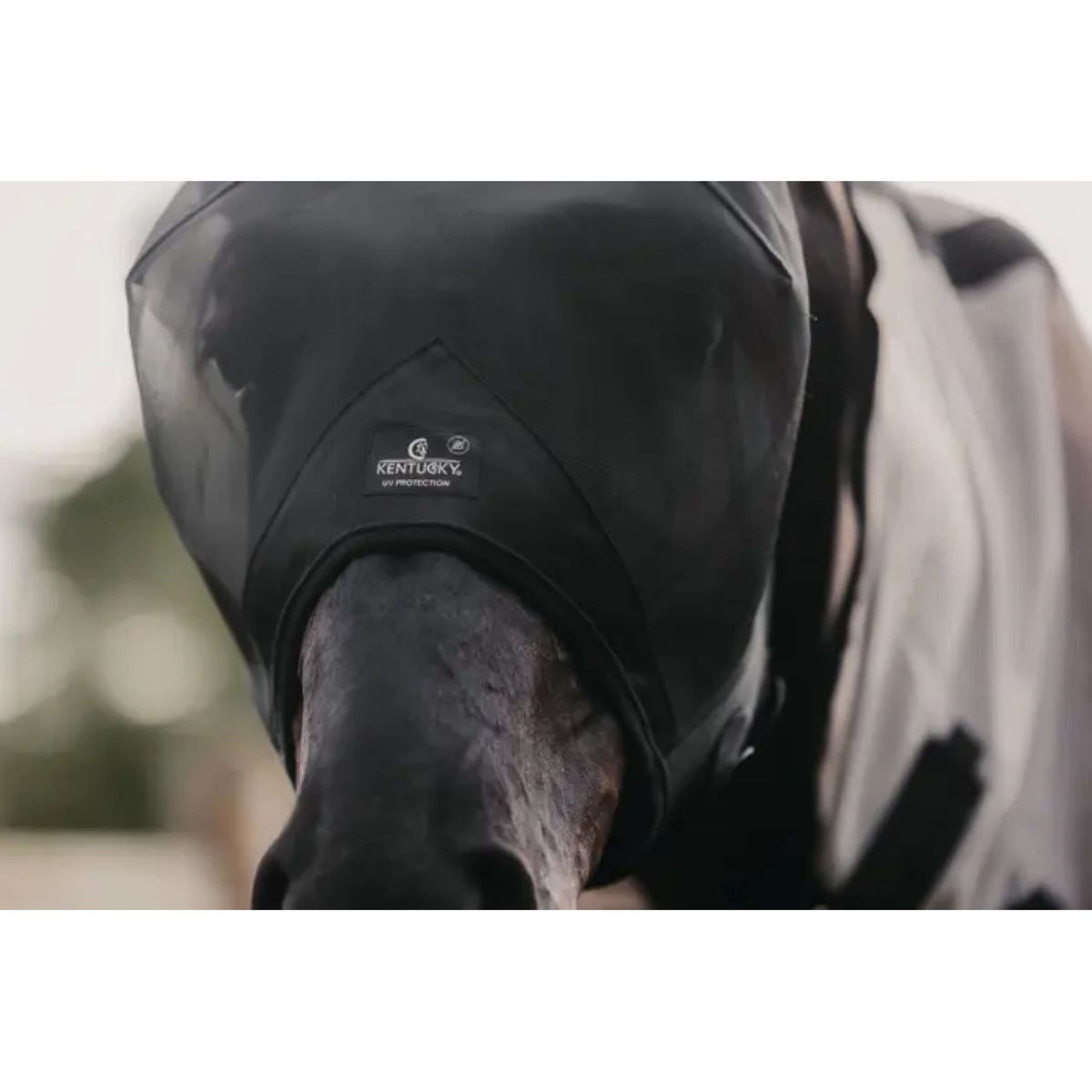 Kentucky Fly Mask Classic with Ears Black