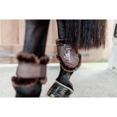 Kentucky Fetlock Boots Young Horse Vegan Sheepskin Brown/Brown