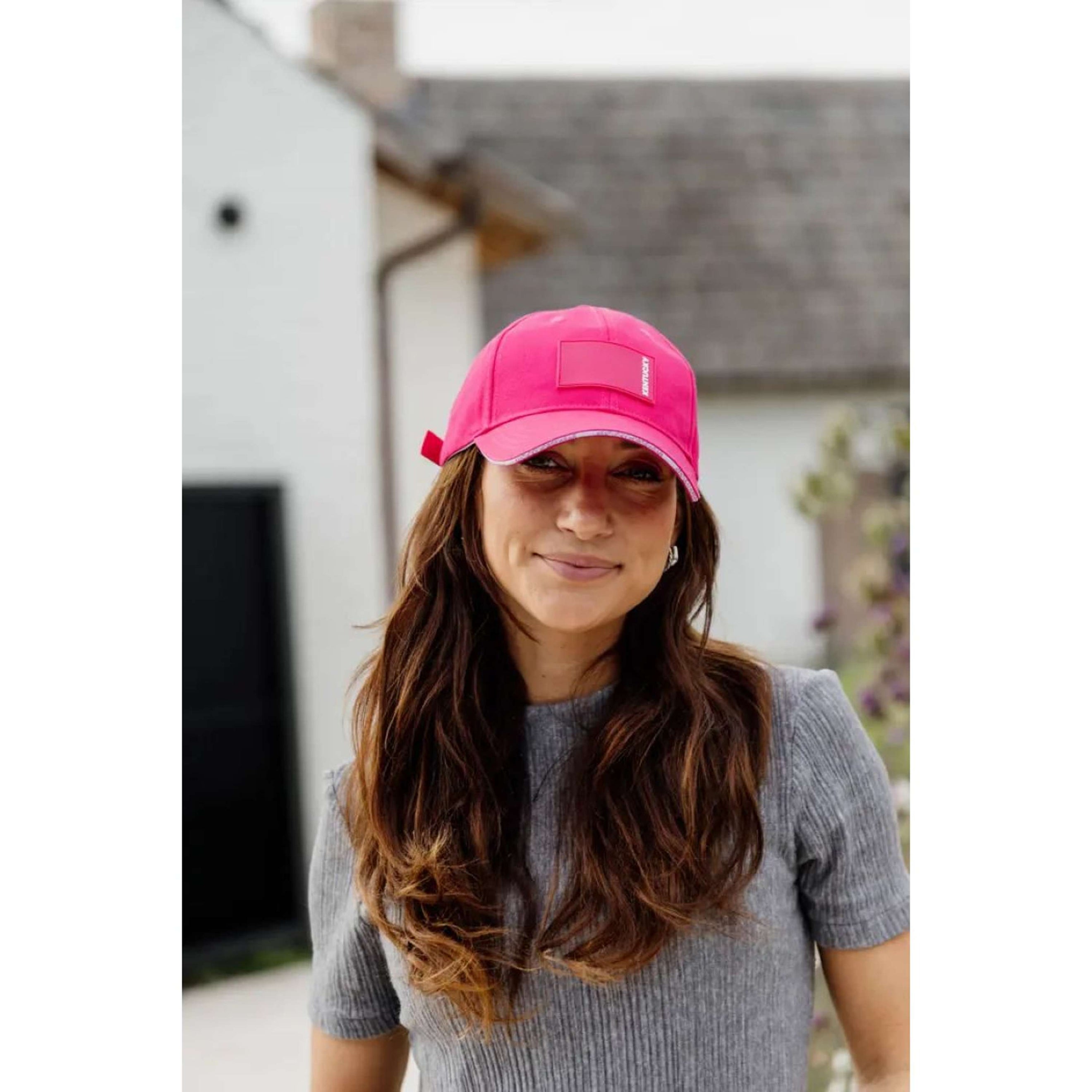 Kentucky Cap 2 Rubber Logo Pink