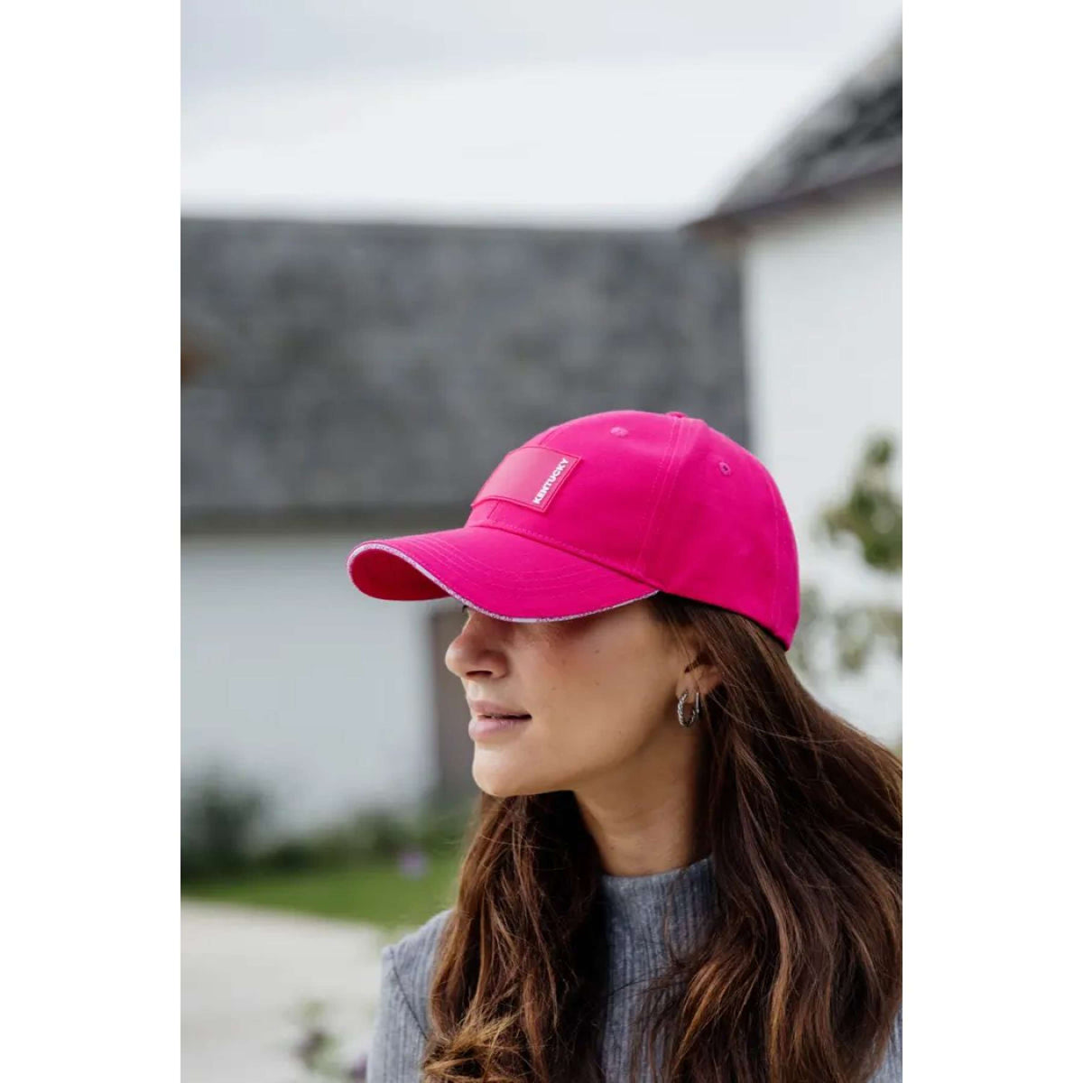 Kentucky Cap 2 Rubber Logo Pink