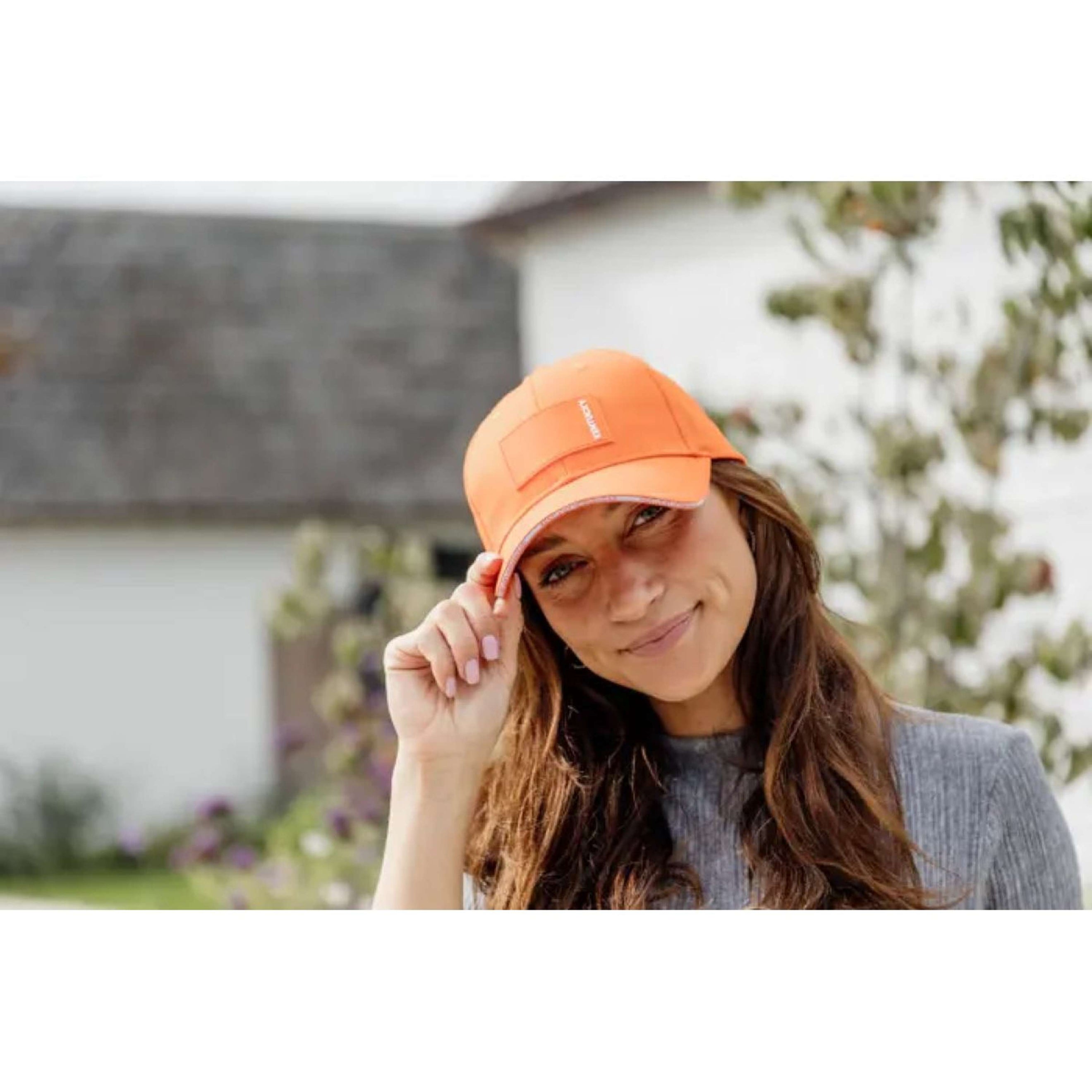 Kentucky Cap 2 Rubber Logo Orange