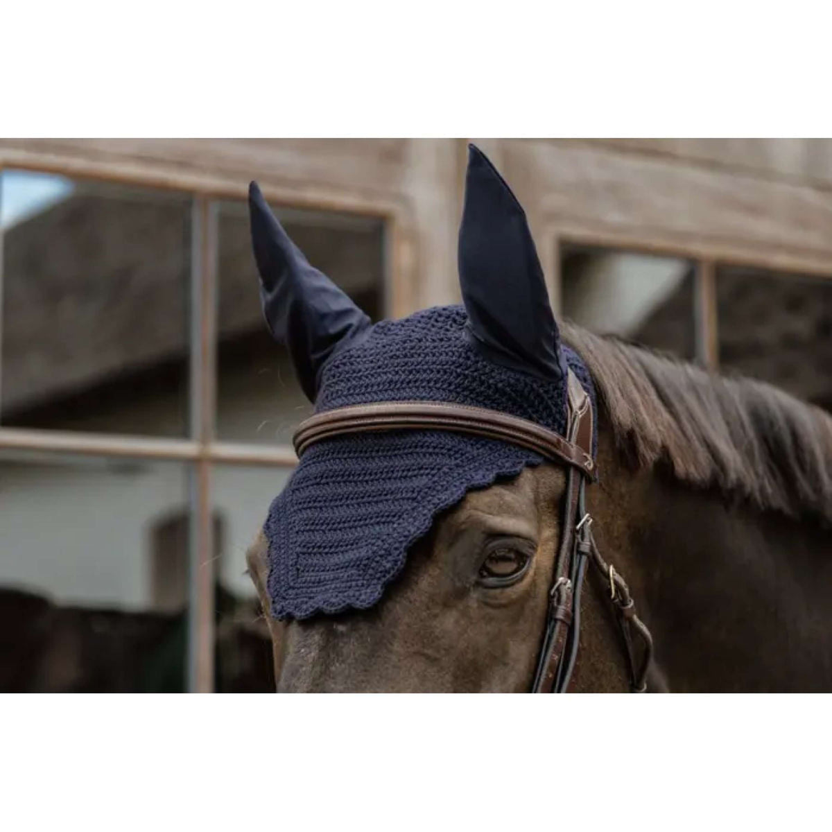 Kentucky Ear Cover Wellington Wave Dark Navy