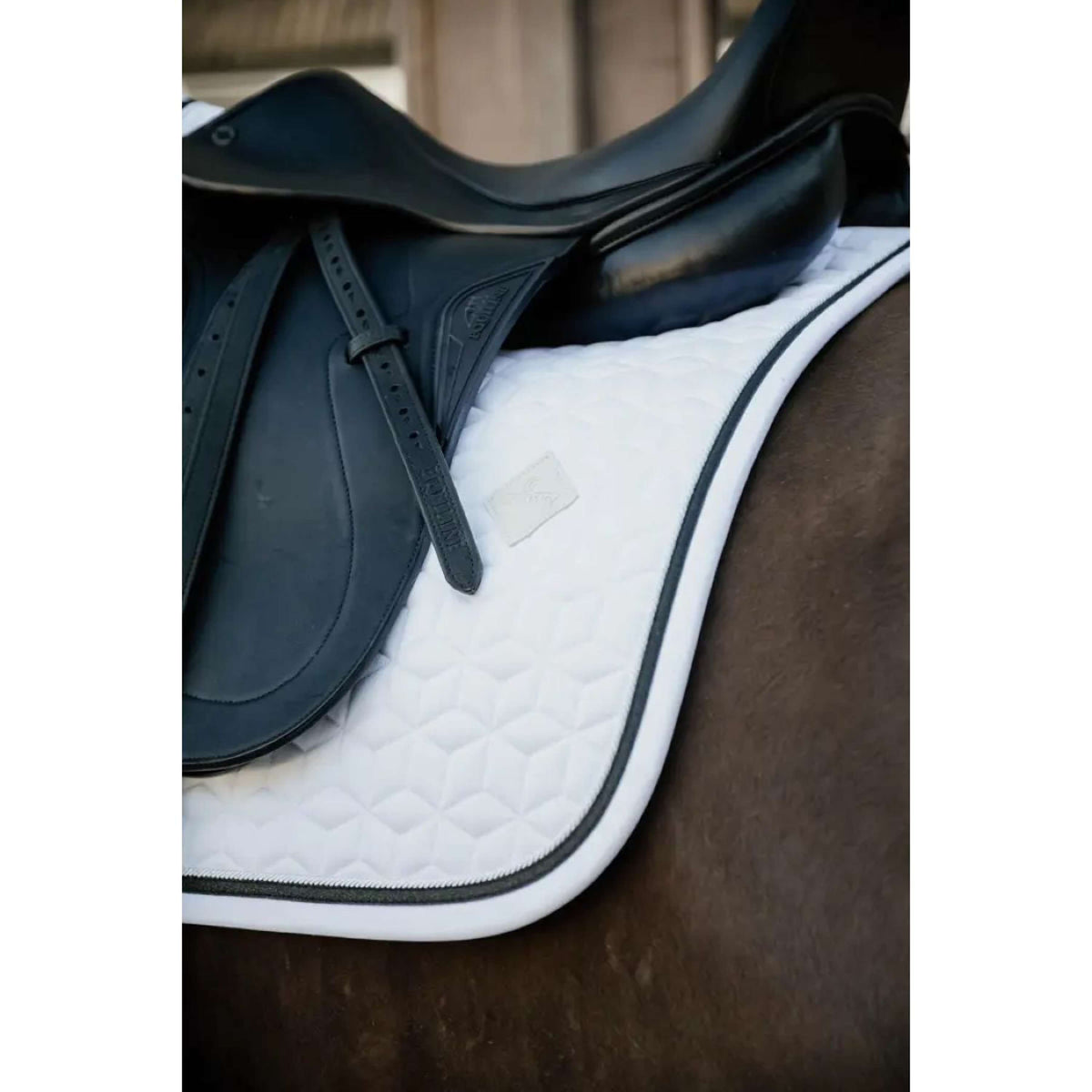 Kentucky Saddlepad Glitter Rope Jumping White/Black