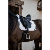 Kentucky Saddlepad Glitter Rope Dressage White/Black