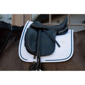 Kentucky Saddlepad Glitter Rope Dressage White/Navy