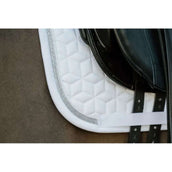 Kentucky Saddlepad Glitter Rope Dressage White/White