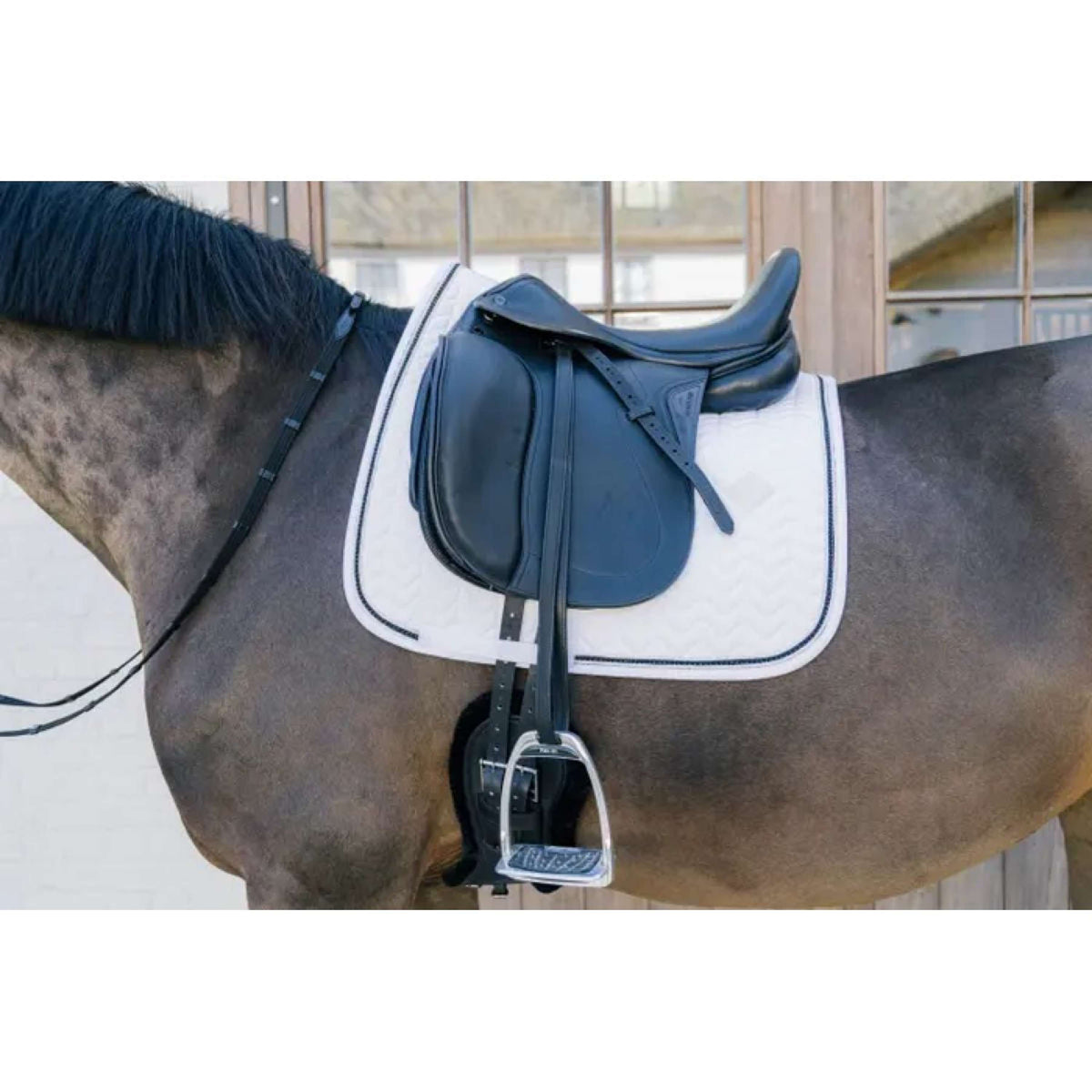 Kentucky Saddlepad Metal Chain Dressage White