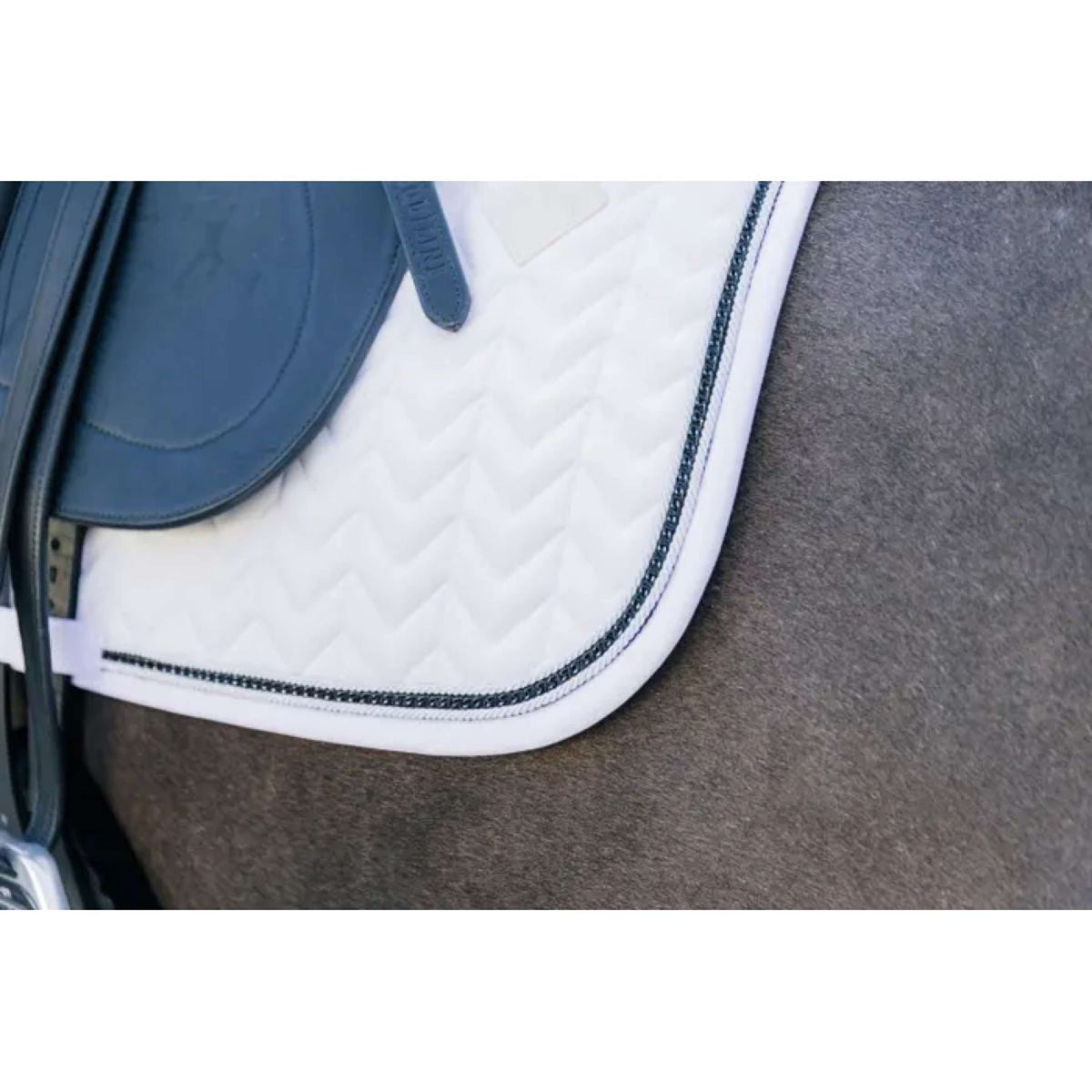 Kentucky Saddlepad Metal Chain Dressage White