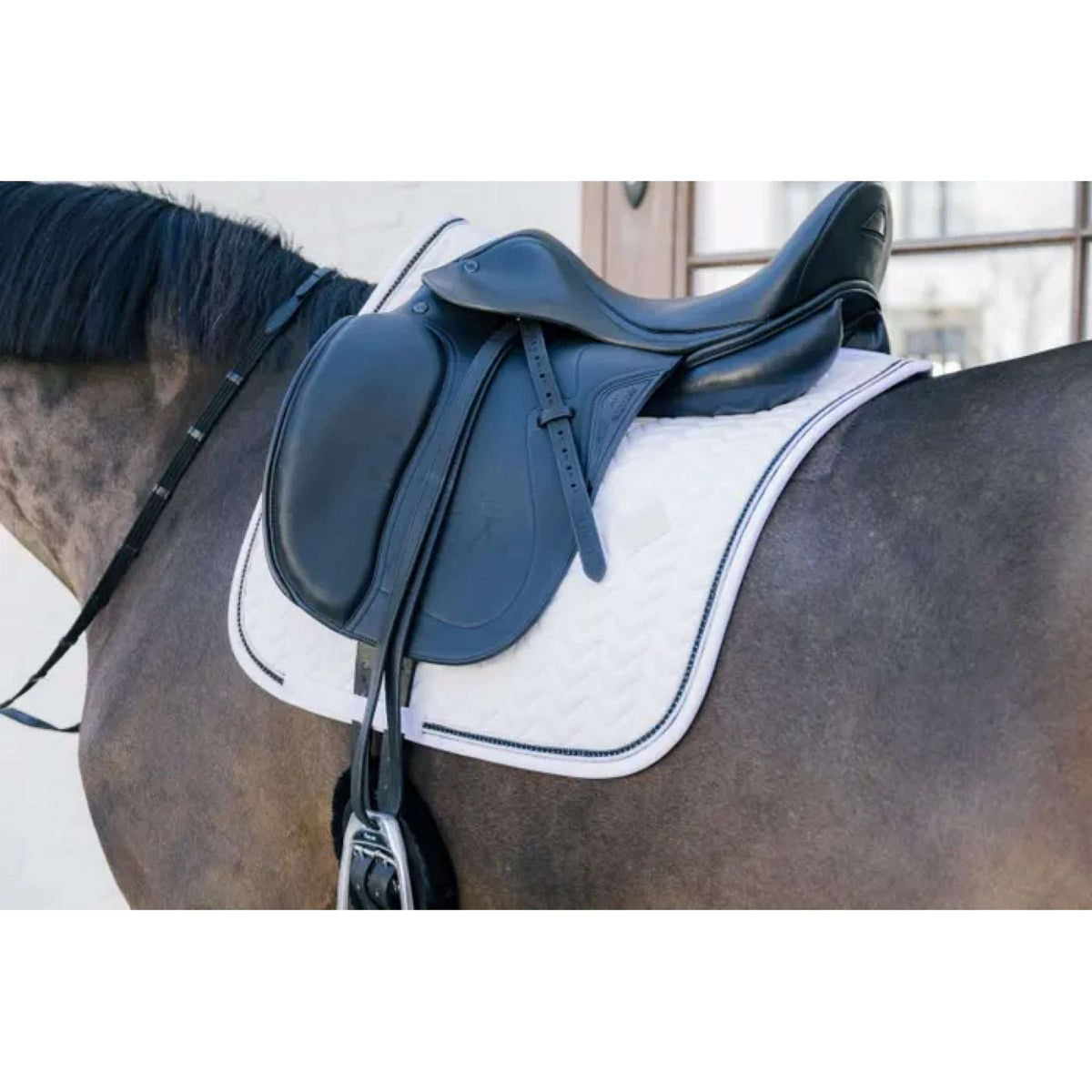 Kentucky Saddlepad Metal Chain Dressage White