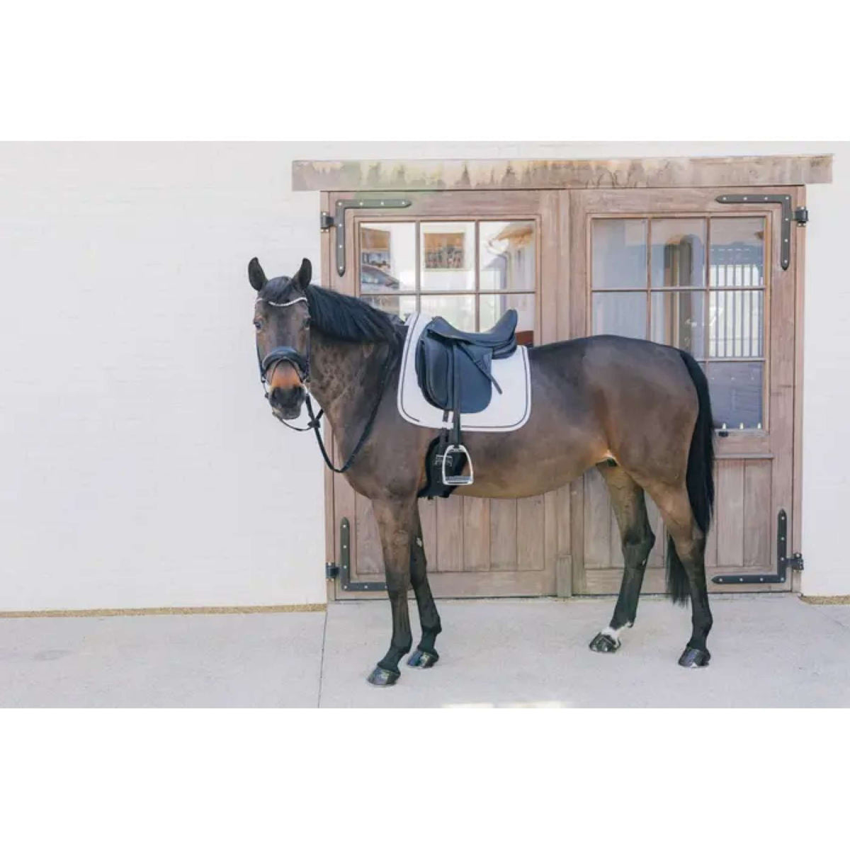 Kentucky Saddlepad Metal Chain Dressage White