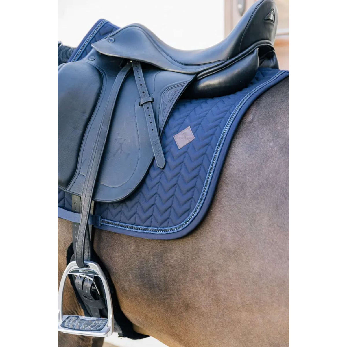 Kentucky Saddlepad Metal Chain Dressage Navy