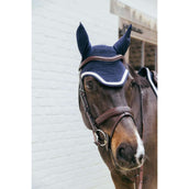 Kentucky Ear Bonnet Wellington Braided Navy