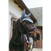 Kentucky Ear Bonnet Wellington Braided Lightblue