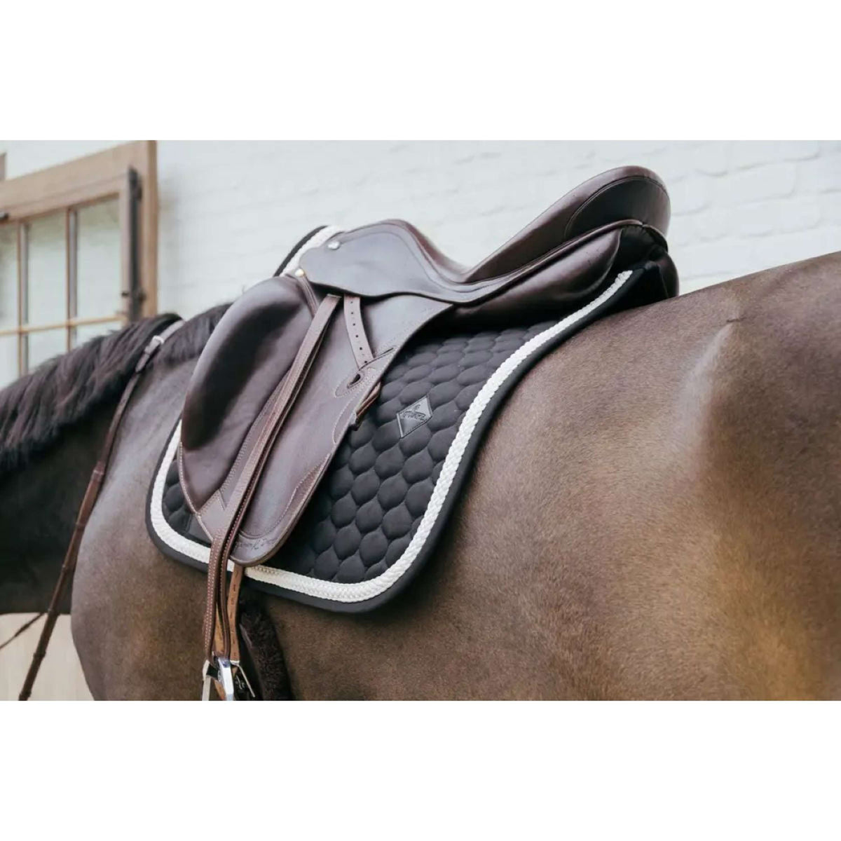 Kentucky Saddlepad Plaited Dressage Black