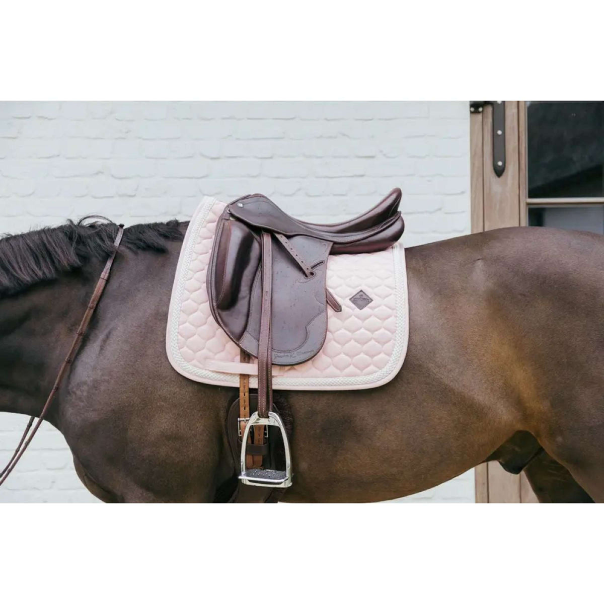 Kentucky Saddlepad Plaited Dressage Lightpink