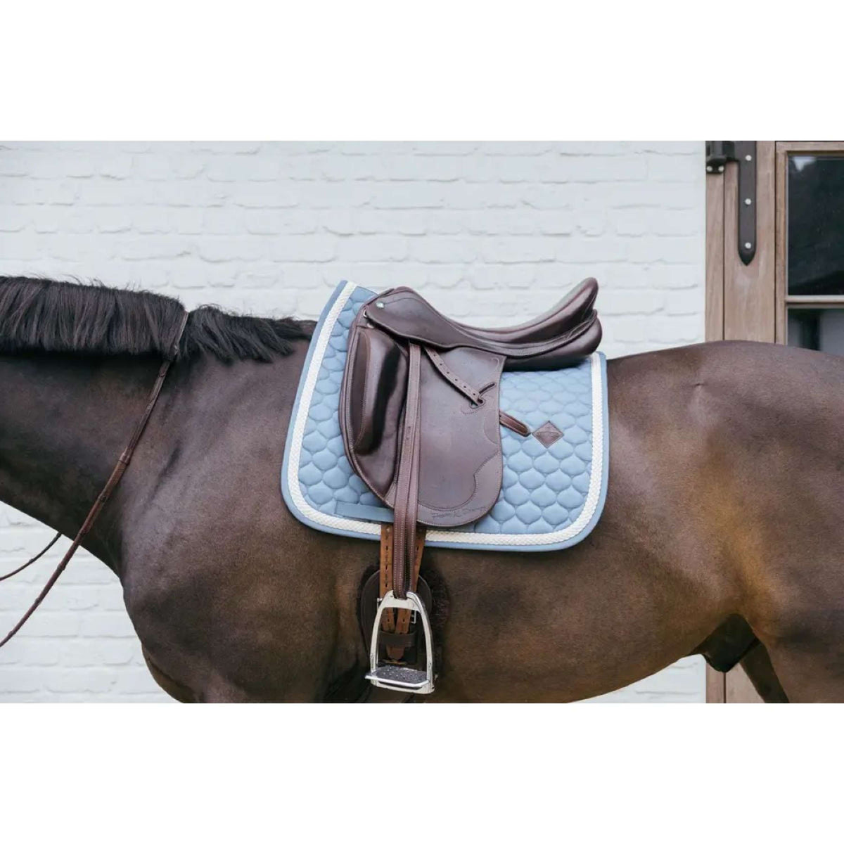 Kentucky Saddlepad Plaited Dressage Lightblue