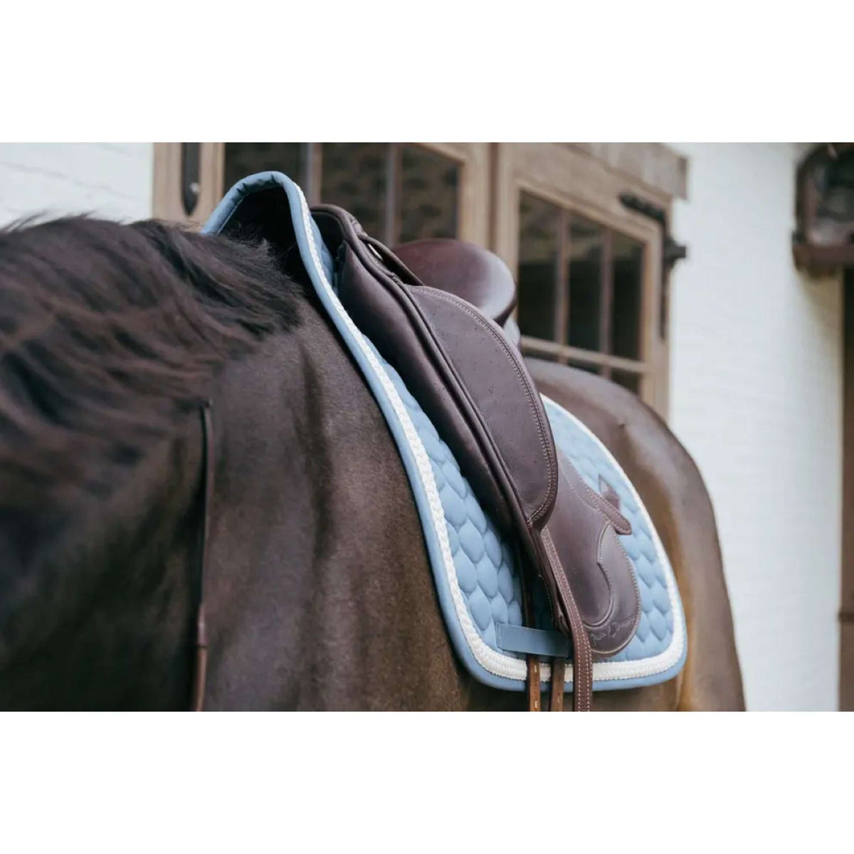 Kentucky Saddlepad Plaited Dressage Lightblue