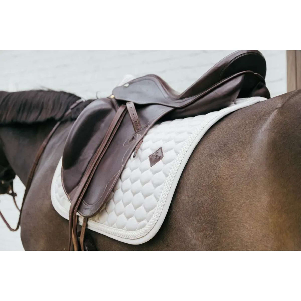 Kentucky Saddlepad Plaited Dressage Beige