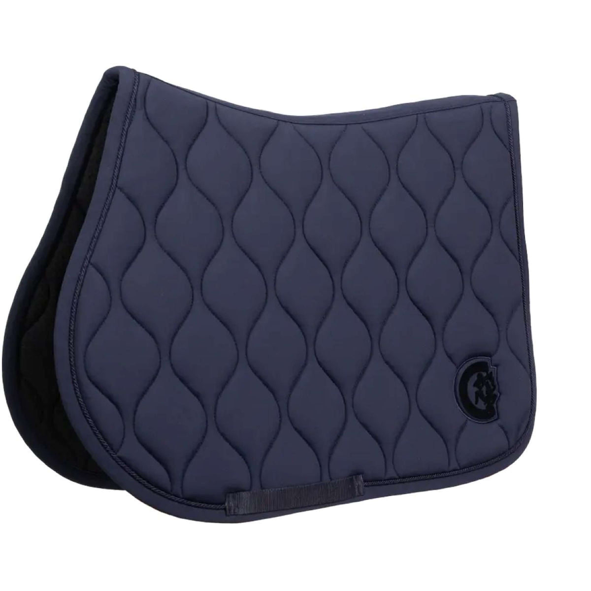 Kentucky Saddlepad Wave 3D logo Jumping Navy