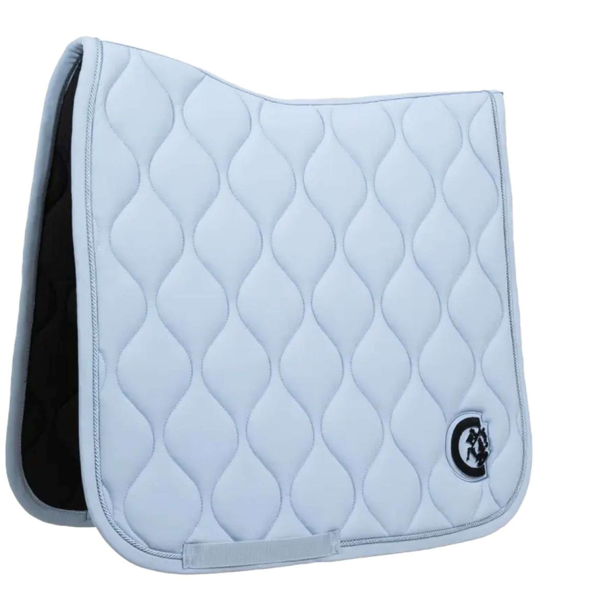 Kentucky Saddlepad Wave 3D logo Dressage Light Blue