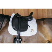 Kentucky Saddlepad Wave 3D logo Dressage White