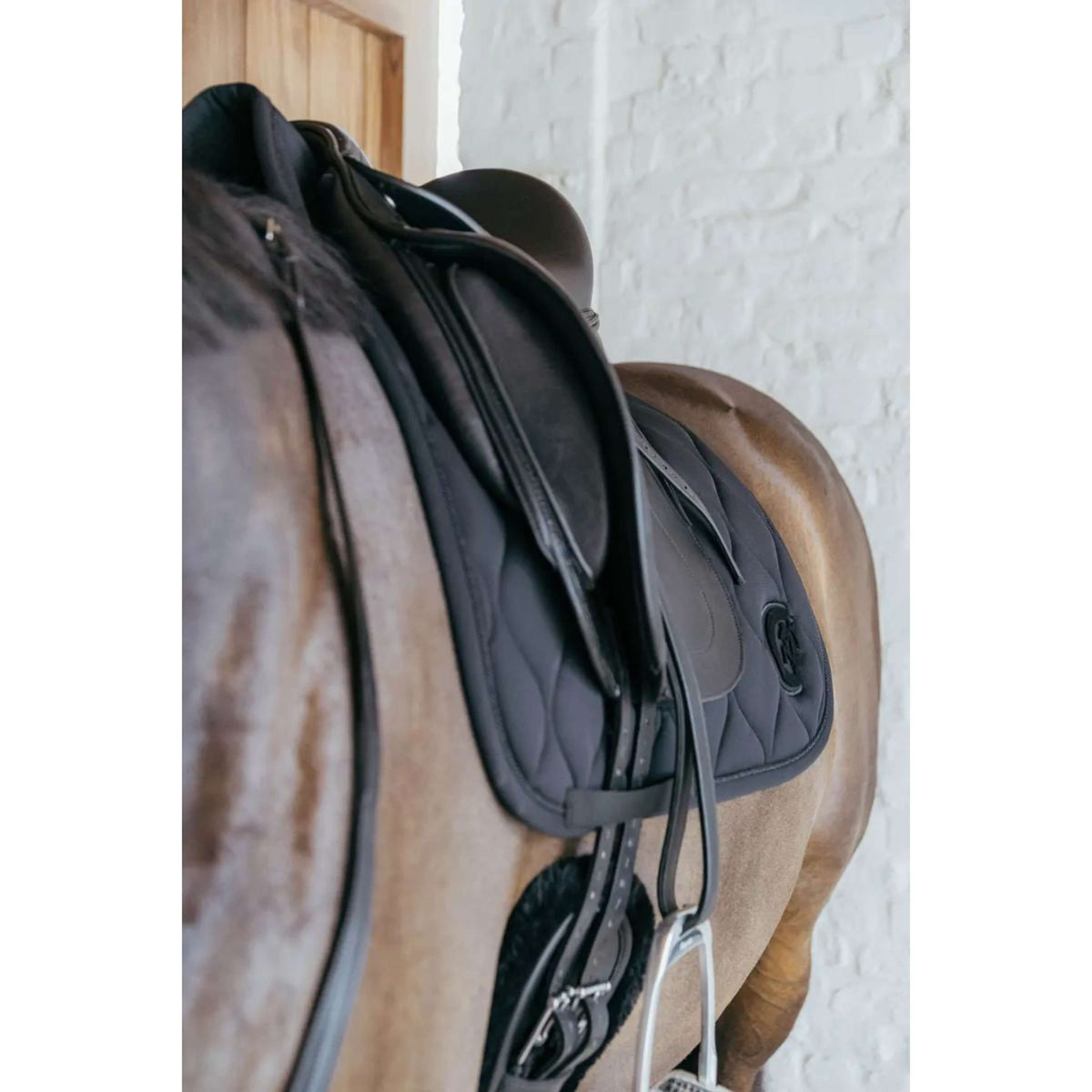 Kentucky Saddlepad Wave 3D logo Dressage Black