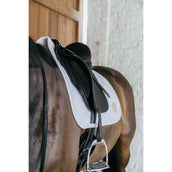 Kentucky Saddlepad Wave 3D logo Dressage White