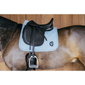 Kentucky Saddlepad Wave 3D logo Dressage Light Blue