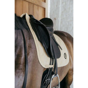 Kentucky Saddlepad Wave 3D logo Dressage Beige