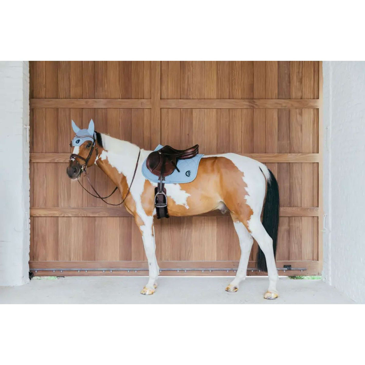 Kentucky Saddlepad Wave 3D logo Jumping Light Blue