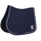 Kentucky Horsewear Saddlepad Onion Quilt 3D Logo Jumping Navy