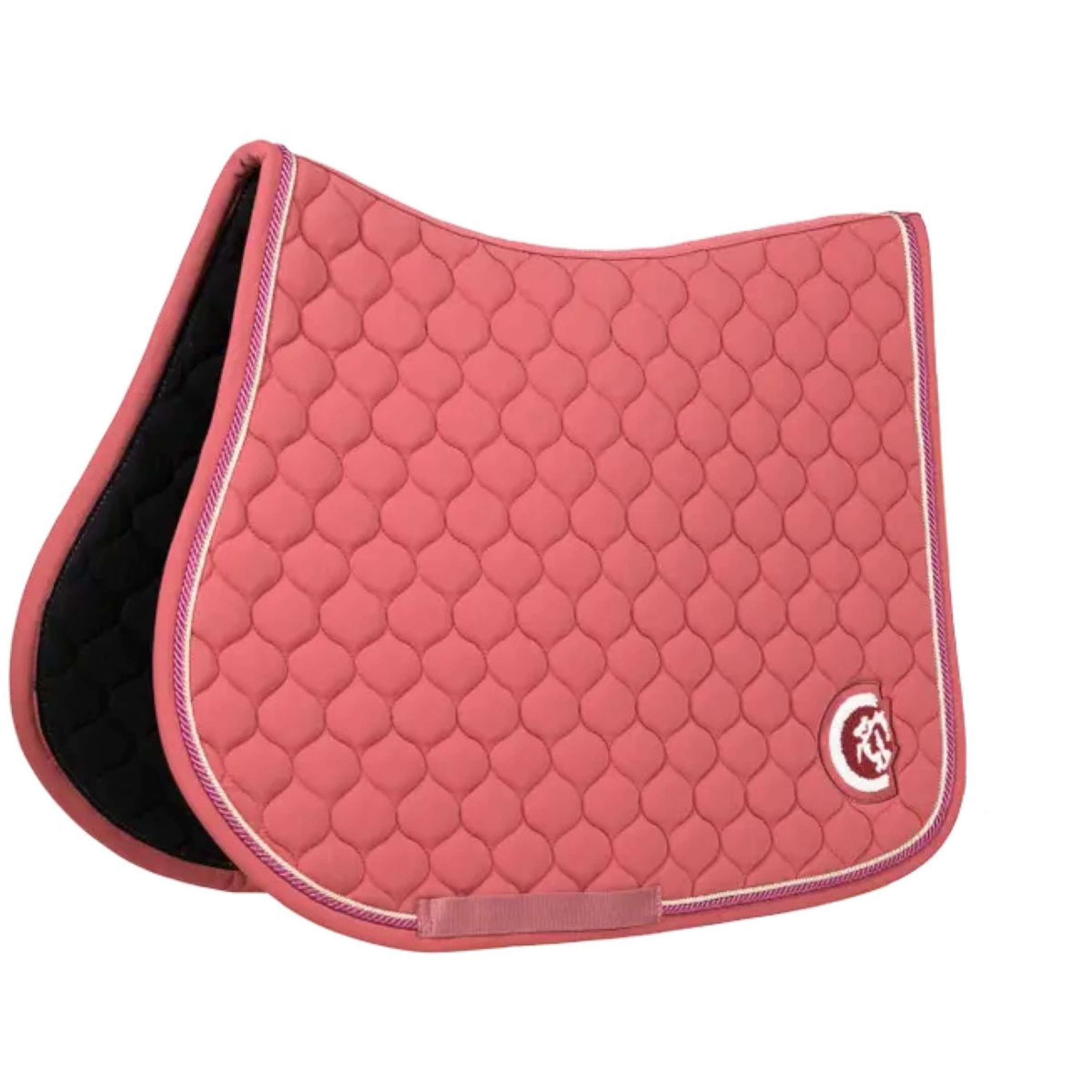 Kentucky Horsewear Saddlepad Onion Quilt 3D Logo Jumping Fuchsia