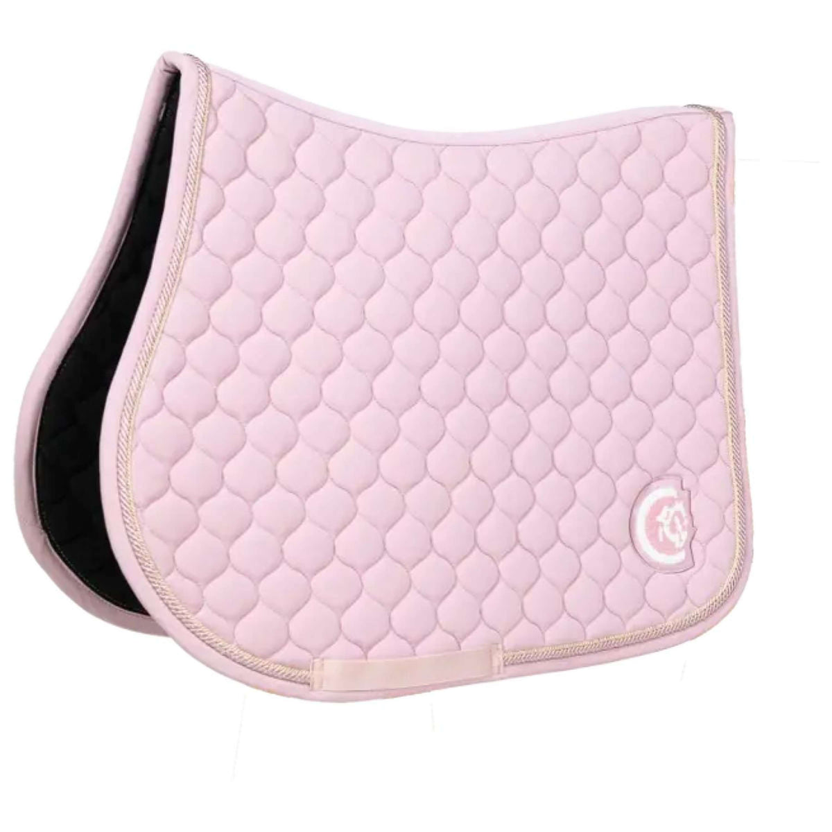 Kentucky Horsewear Saddlepad Onion Quilt 3D Logo Jumping Light pink