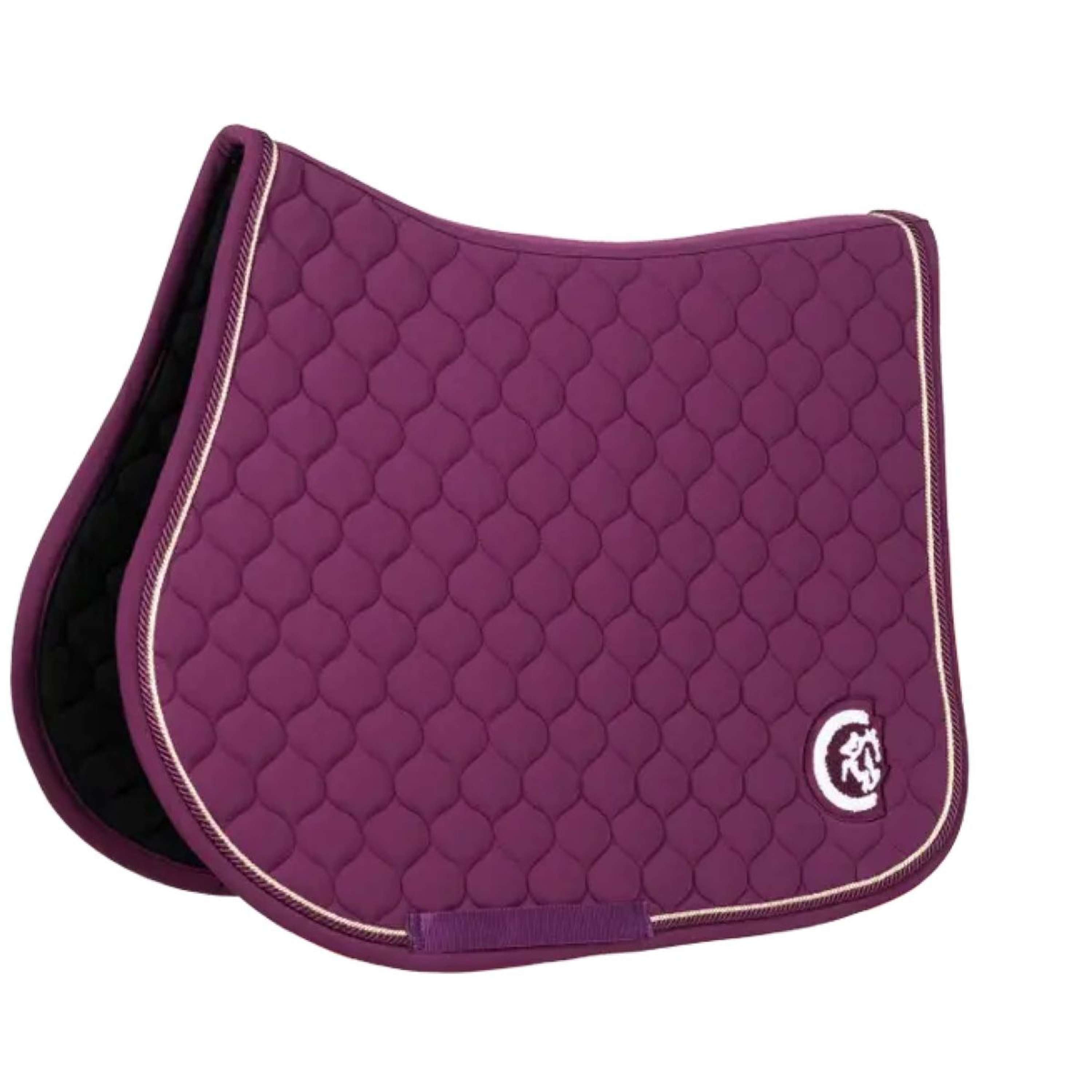 Kentucky Horsewear Saddlepad Onion Quilt 3D Logo Jumping Purple
