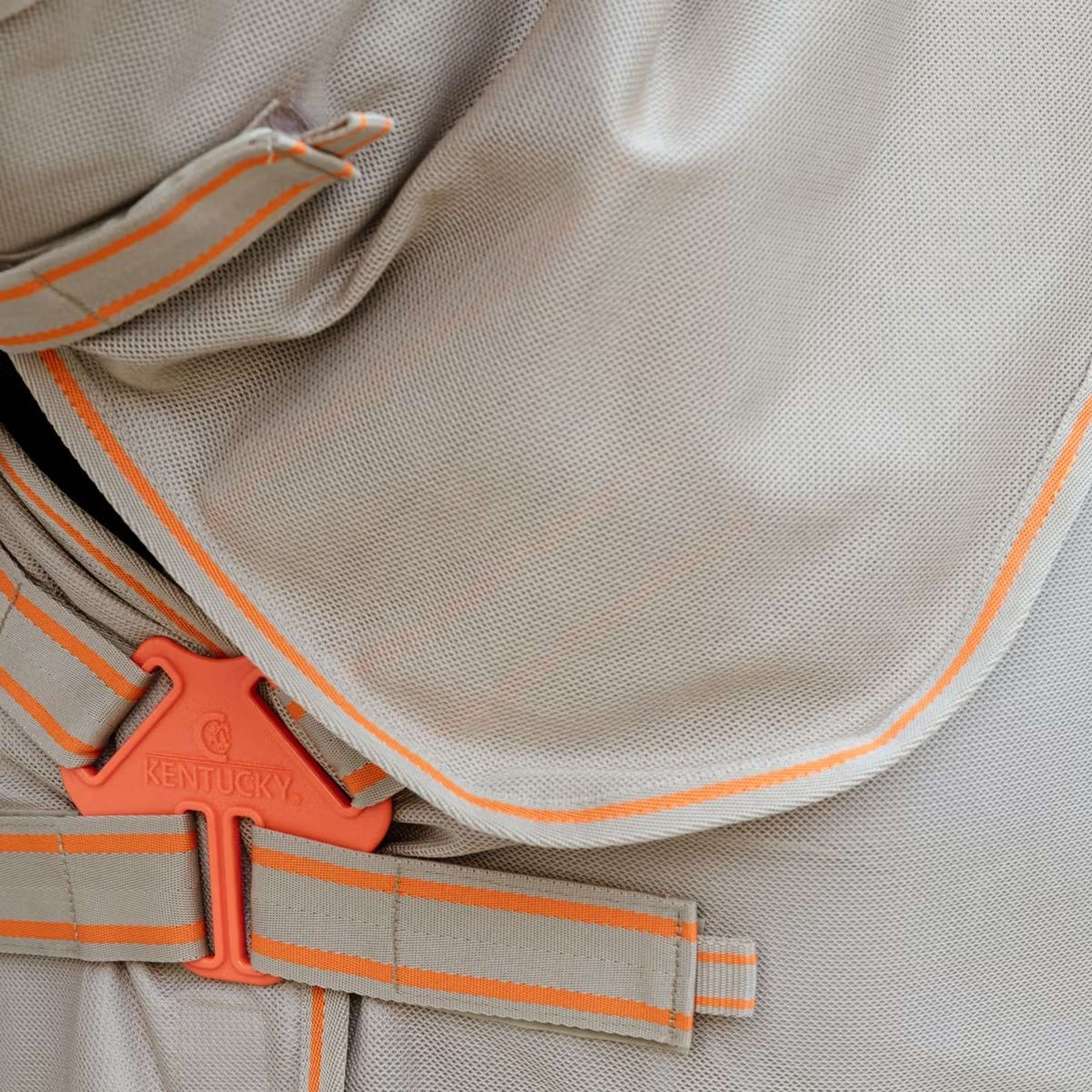 Kentucky Horsewear Fly Rug Comfort Mesh Beige/Orange