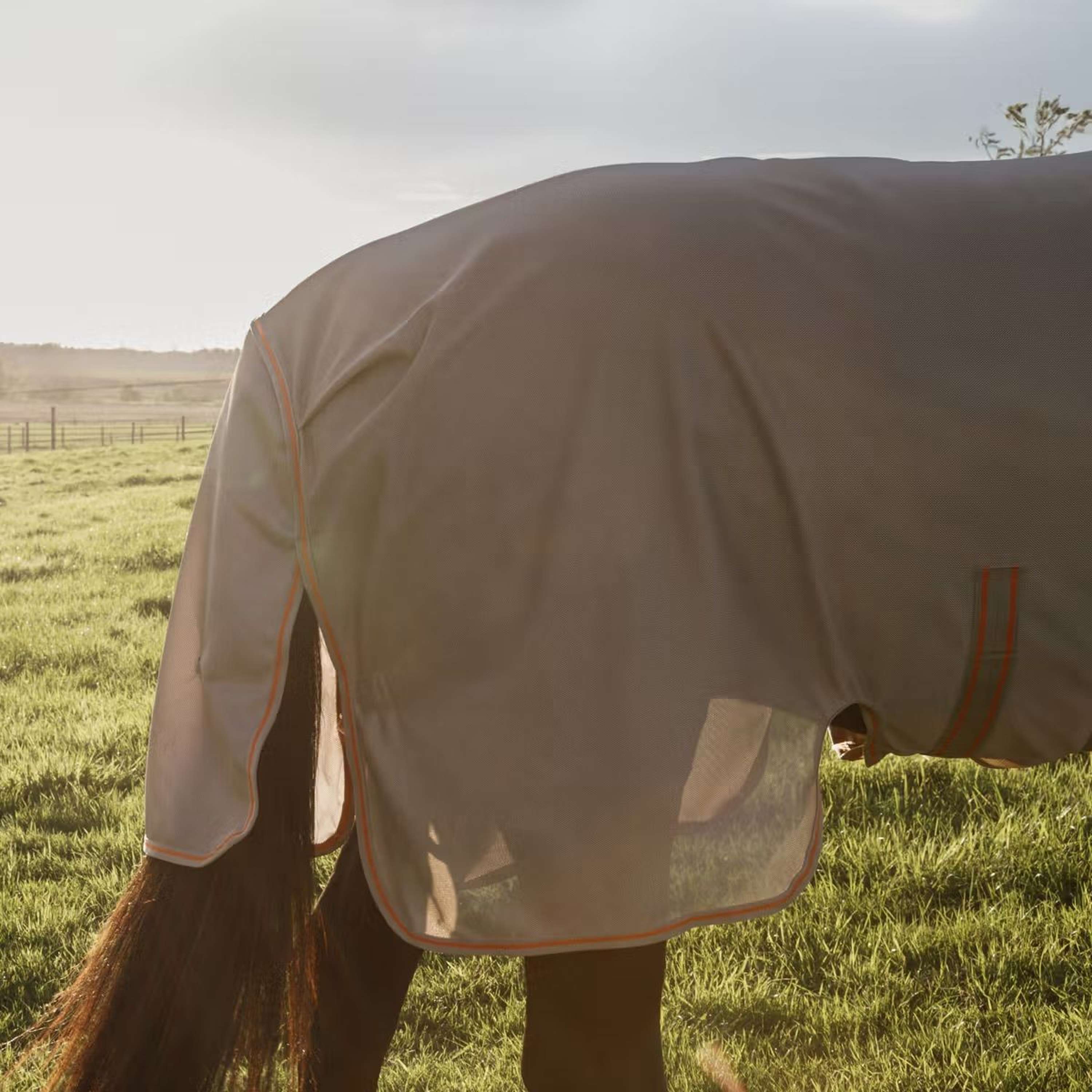 Kentucky Horsewear Fly Rug Comfort Mesh Beige/Orange