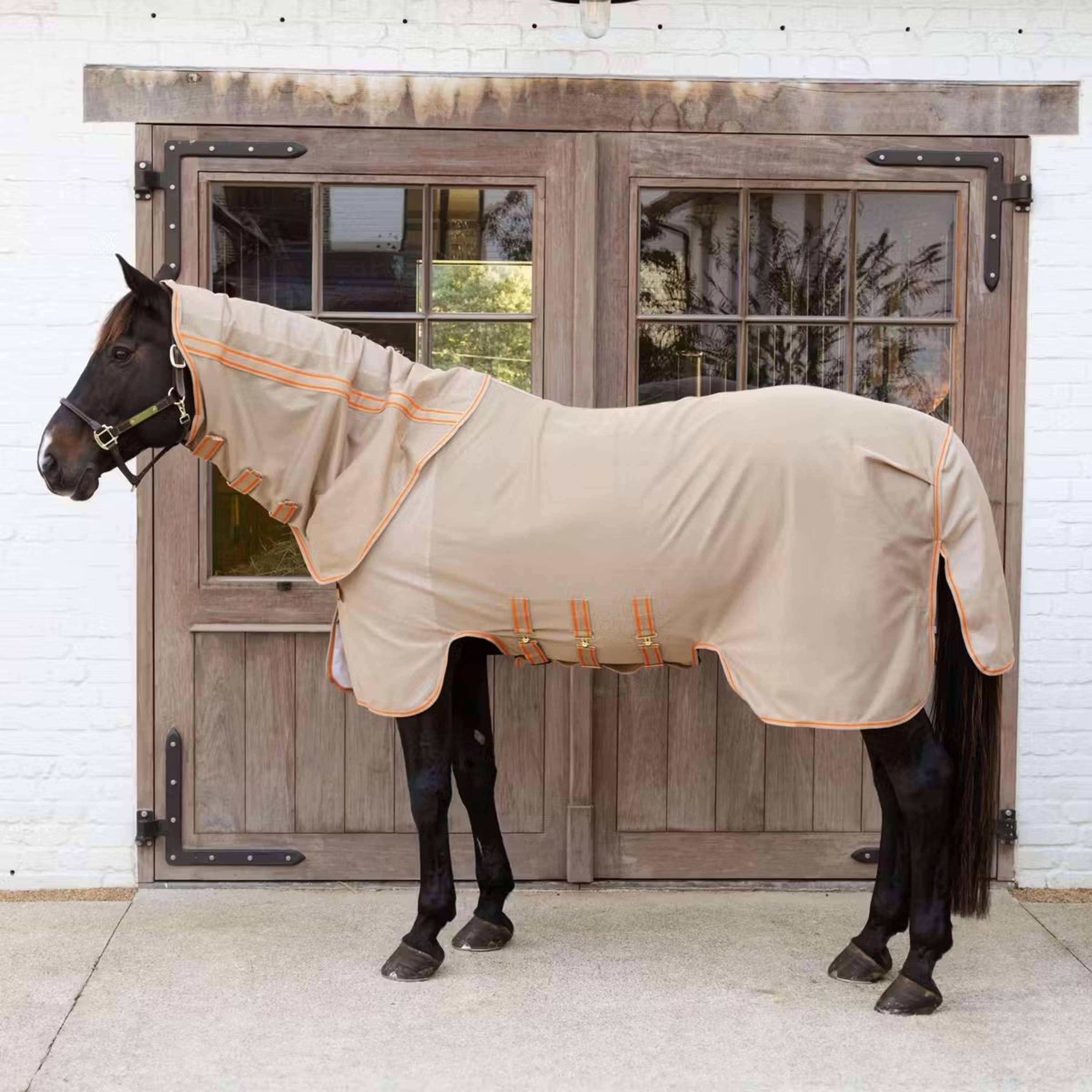 Kentucky Horsewear Fly Rug Comfort Mesh Beige/Orange