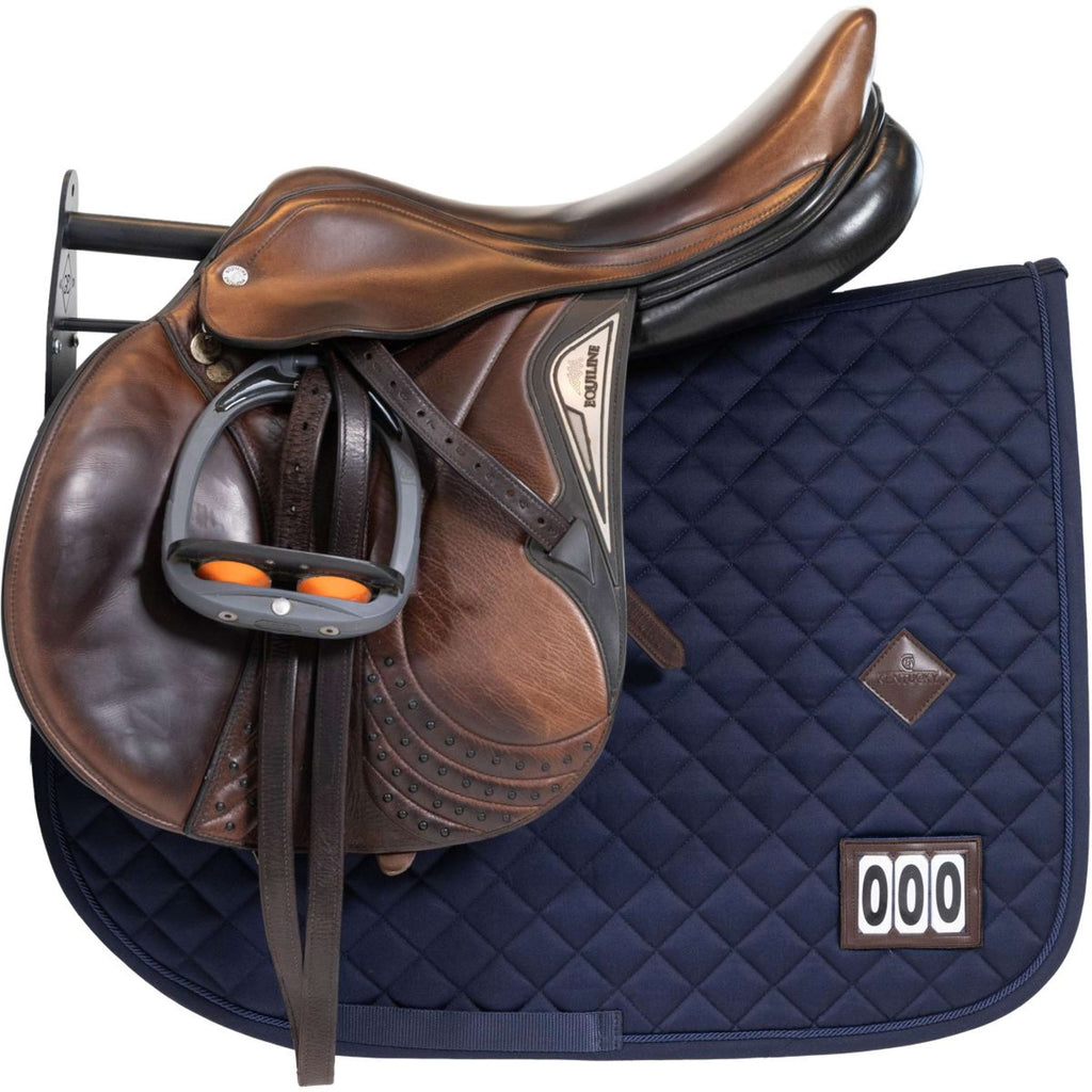 Kentucky Saddle Rack Metal with Saddle pad Holder Steel Black