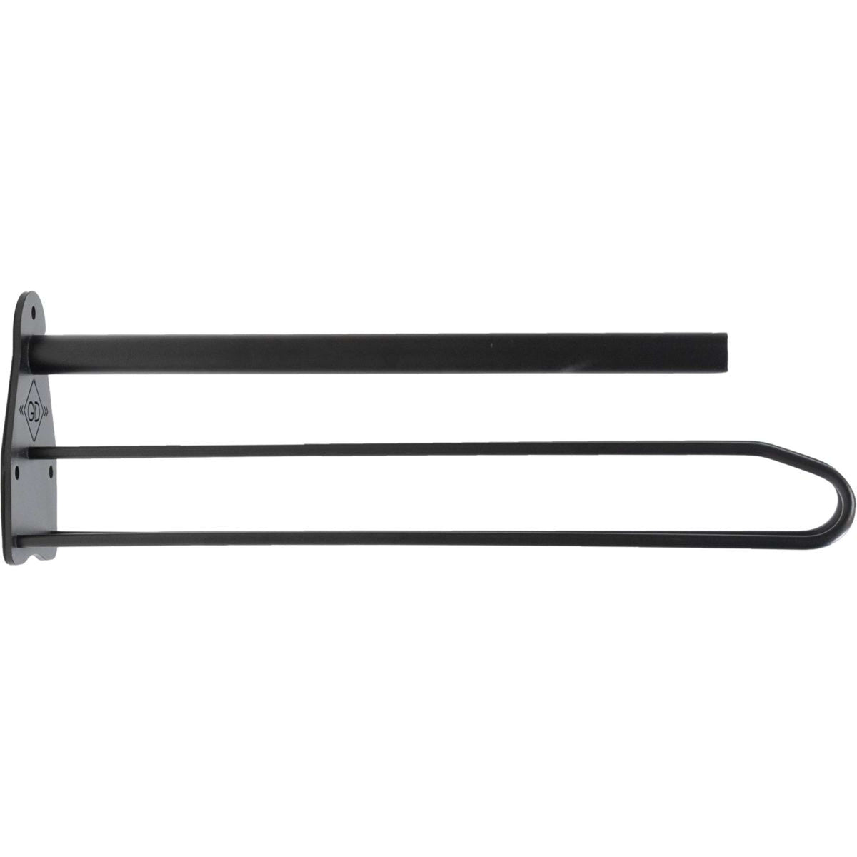 Kentucky Saddle Rack Metal with Saddle pad Holder Steel Black