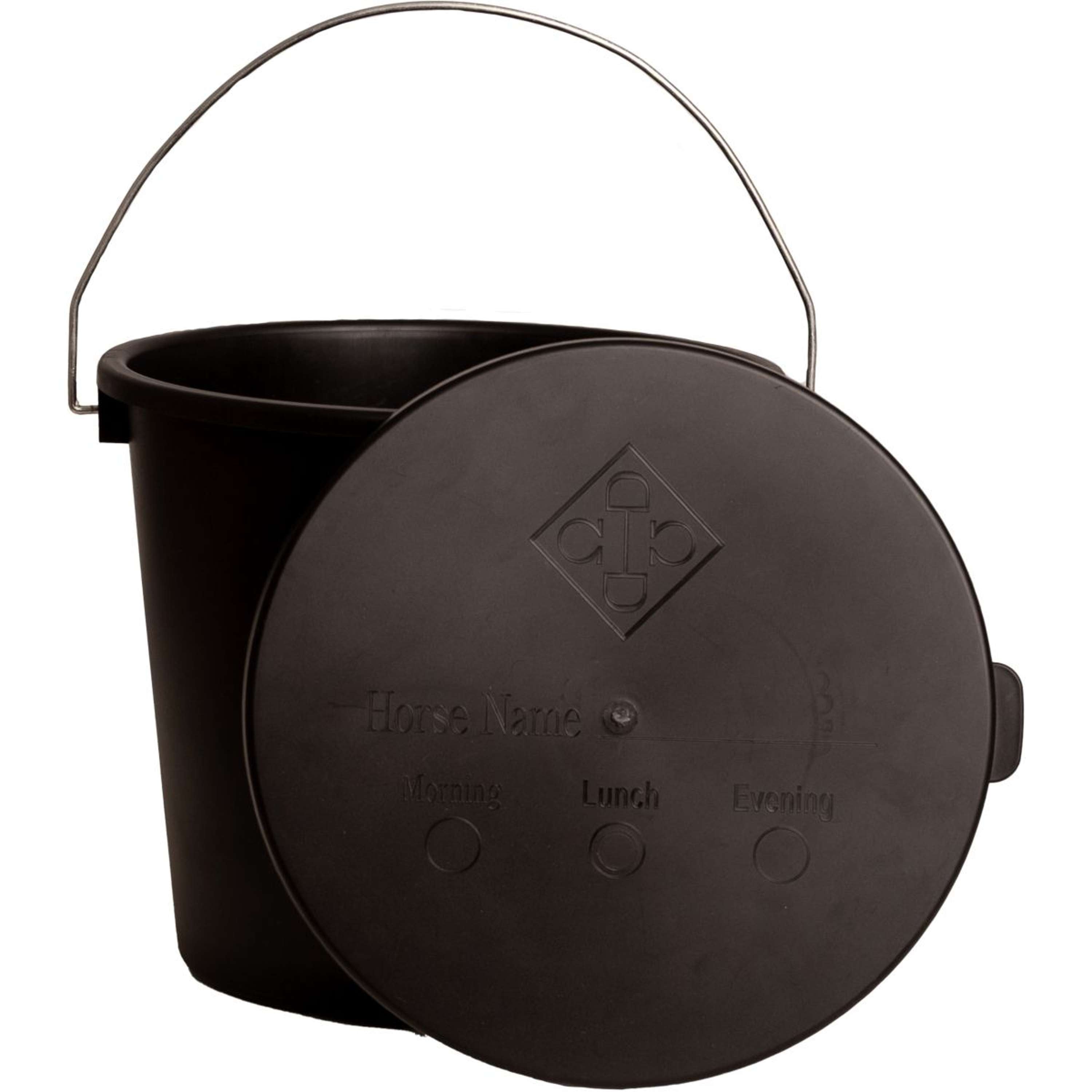 Kentucky Bucket with Lid Black