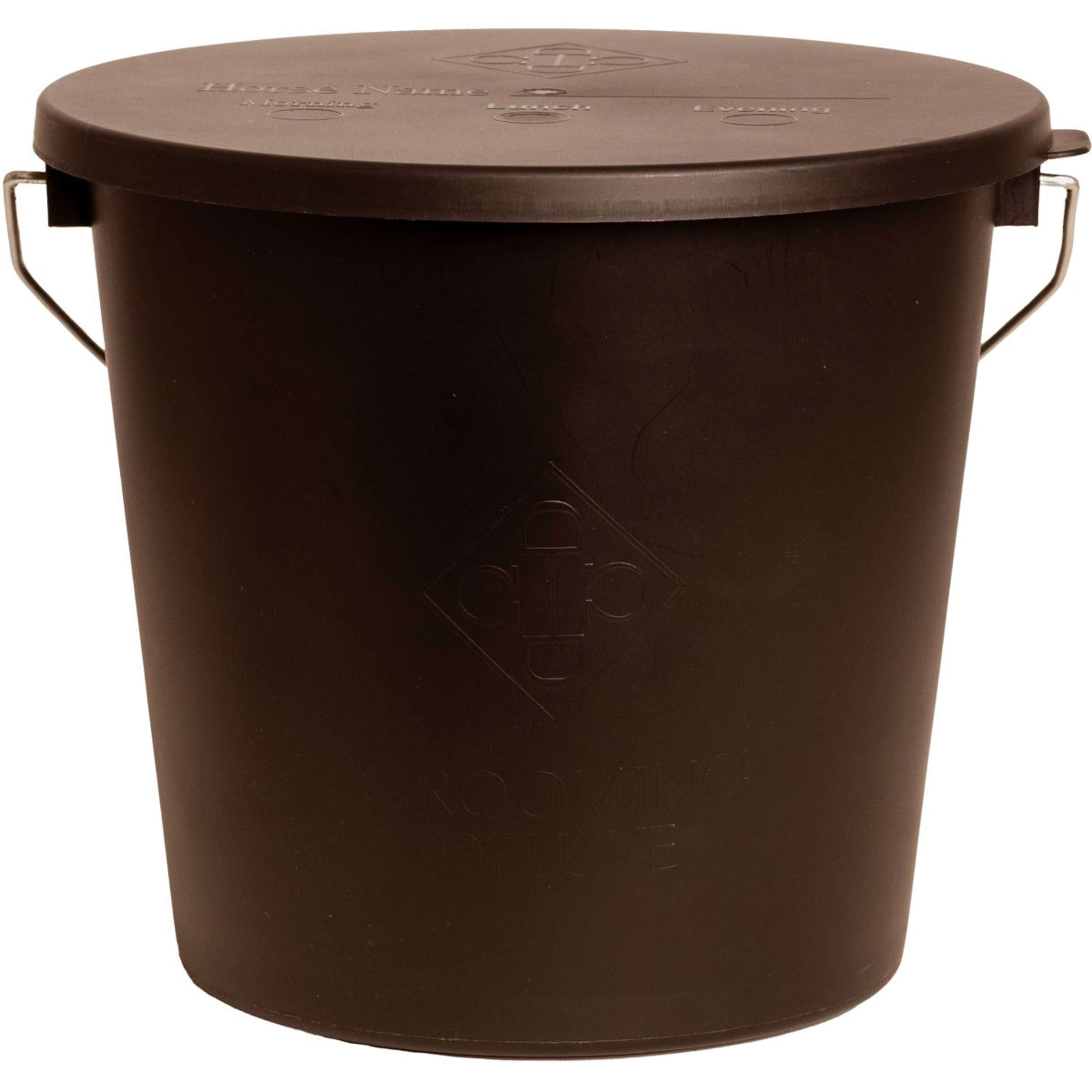 Kentucky Bucket with Lid Brown