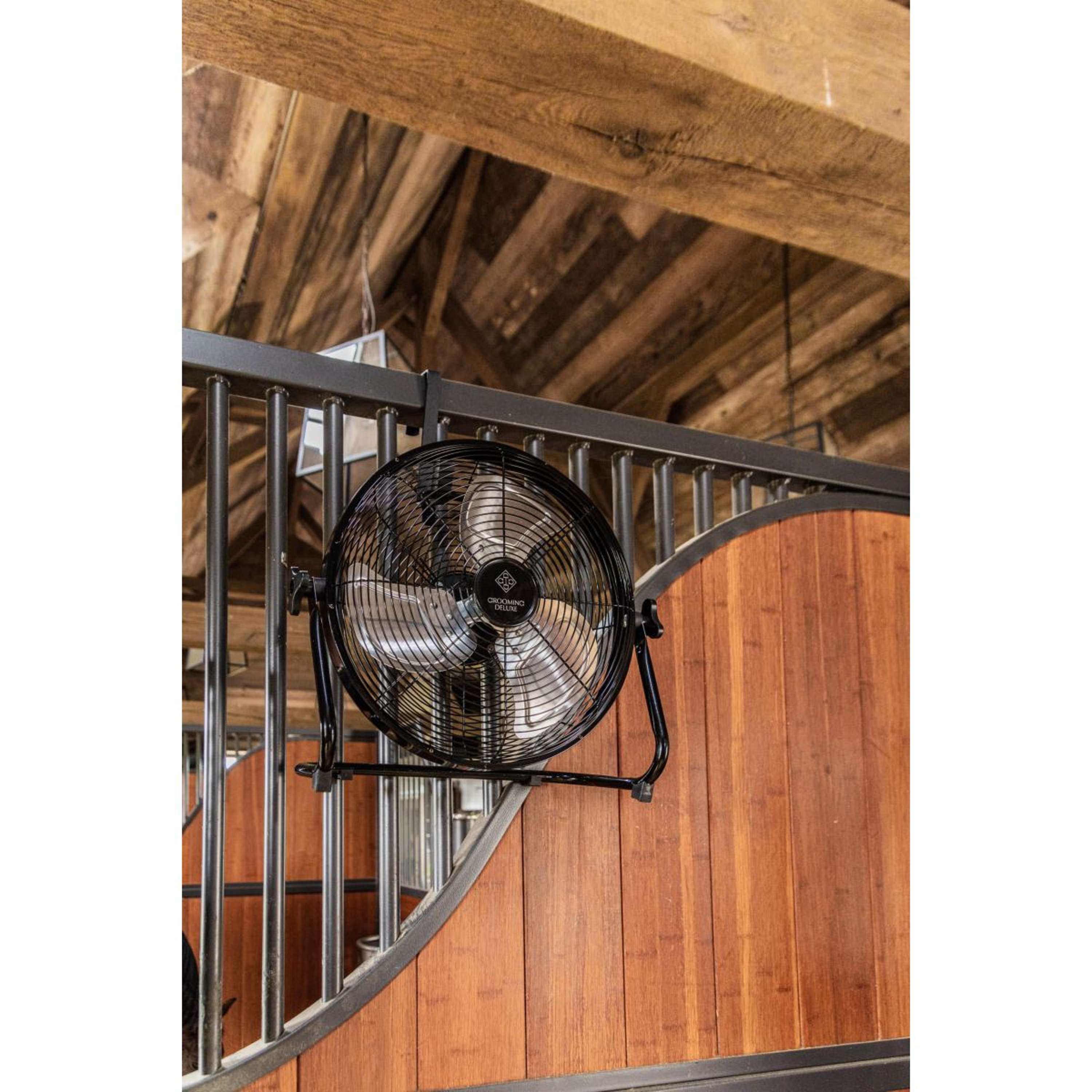 Kentucky Wireless Fan with Battery and Charger Black