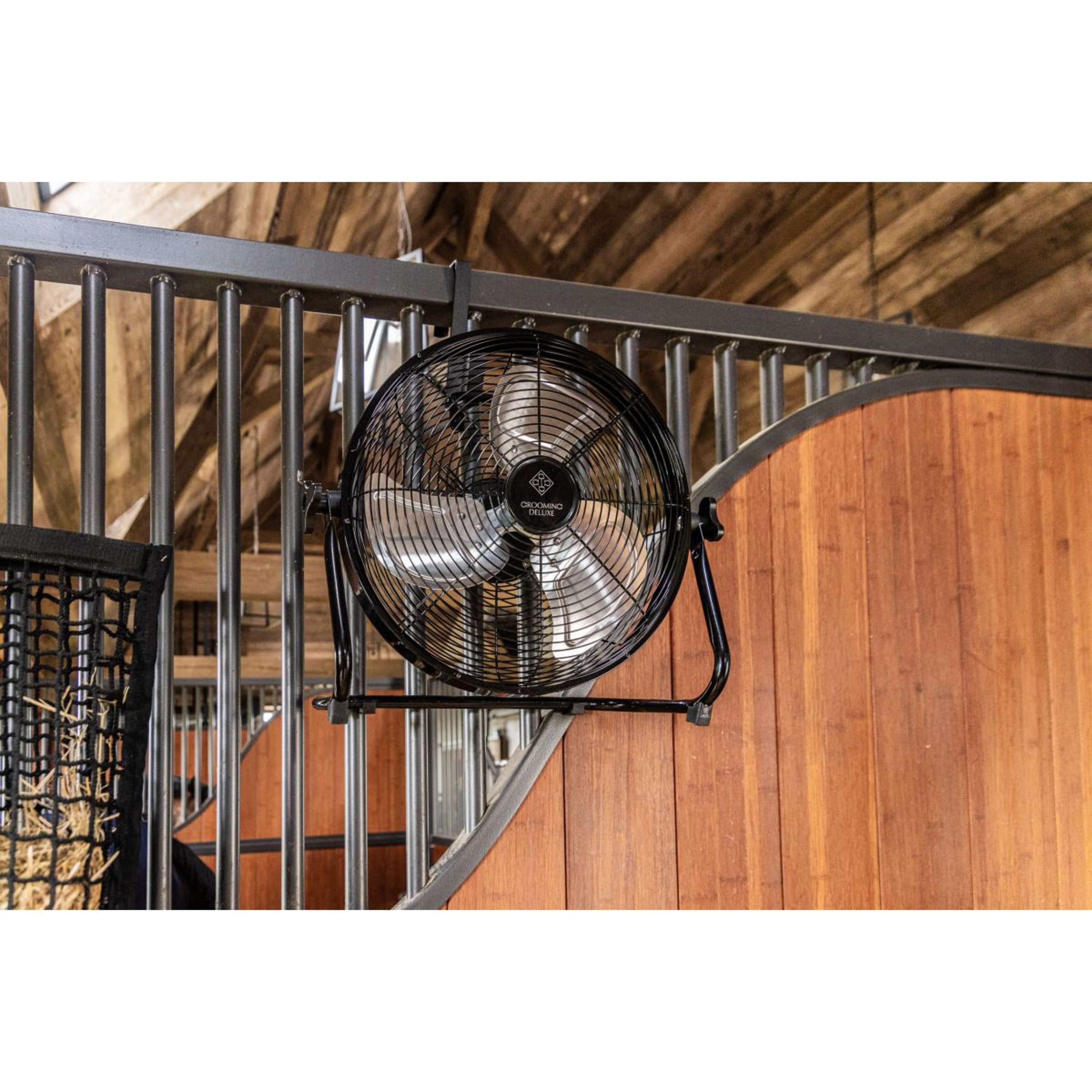 Kentucky Wireless Fan with Battery and Charger Black