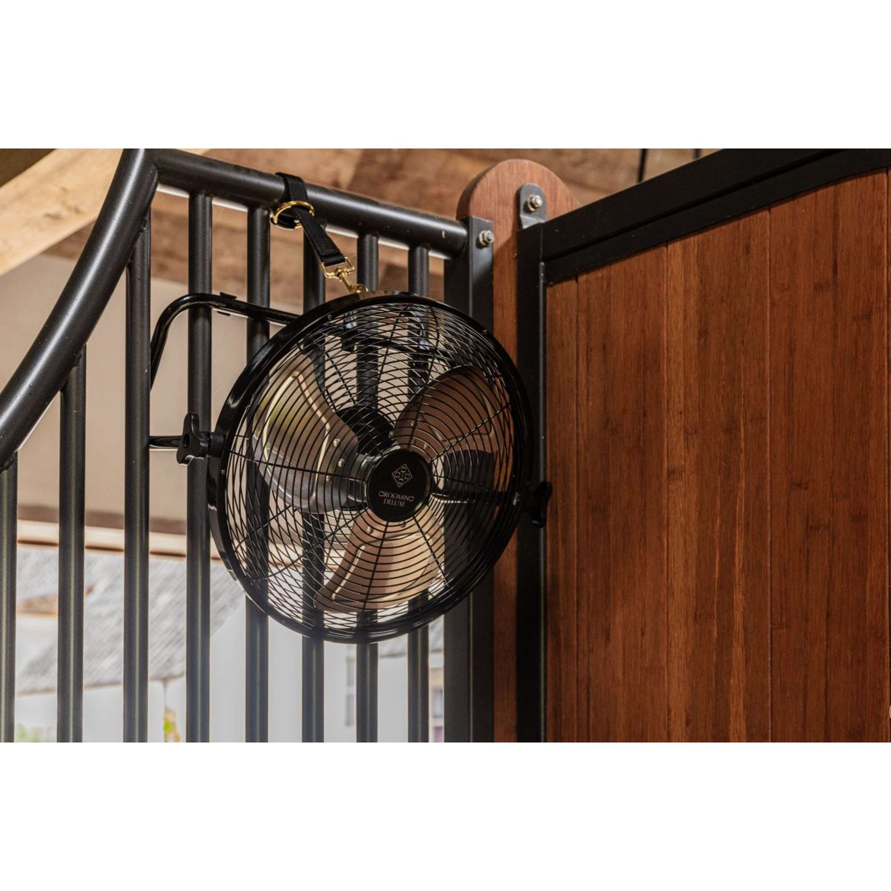 Kentucky Wireless Fan with Battery and Charger Black