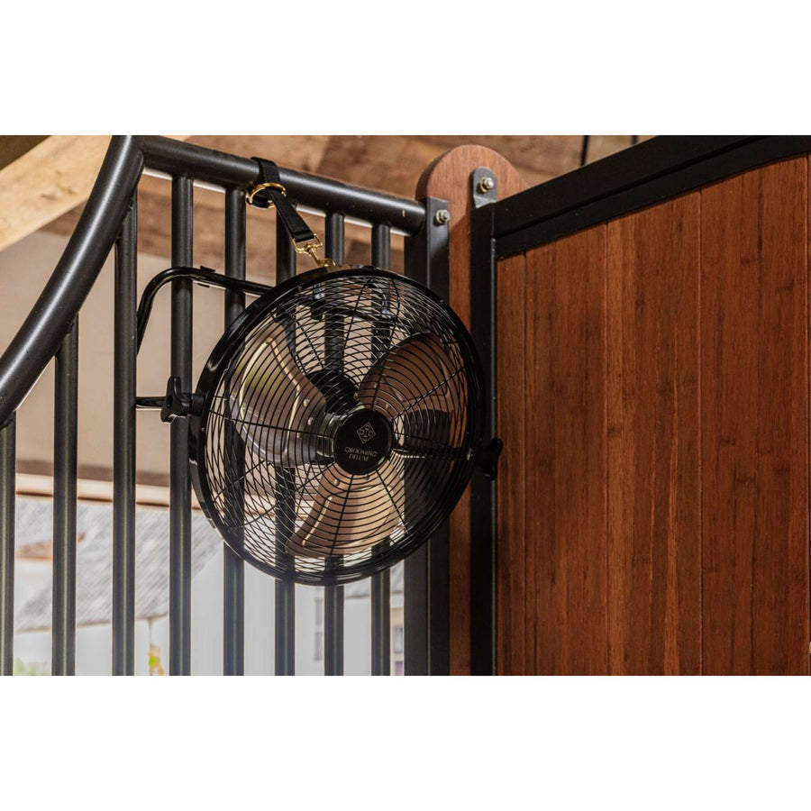 Kentucky Wireless Fan with Battery and Charger Black