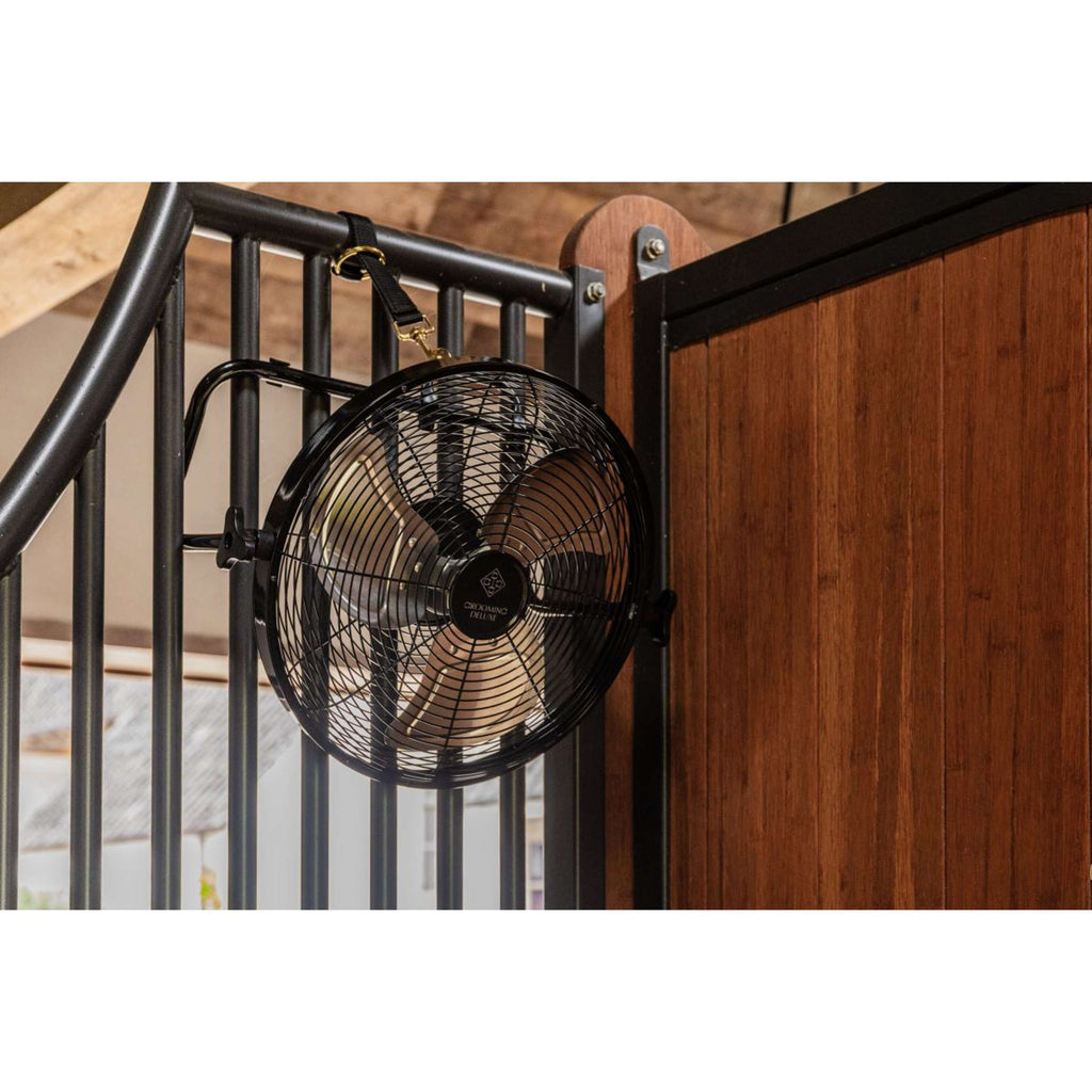 Kentucky Wireless Fan with Battery and Charger Black
